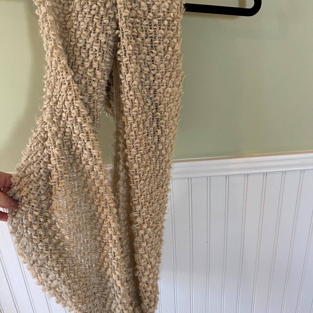 Cream Loop Scarf - Picture 2 of 3